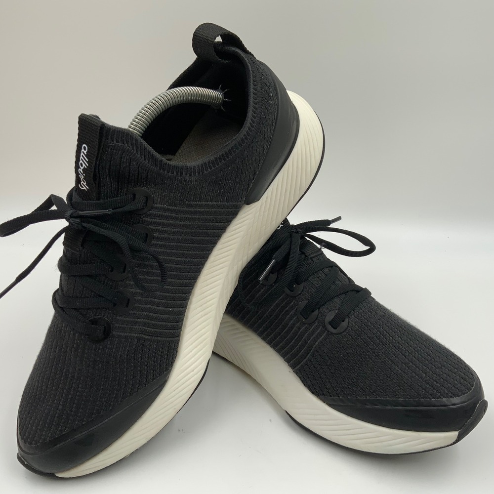 Allbirds Tree Dasher 1 Mens 10.5 Black White Running Shoes Sneakers TGI M10.5